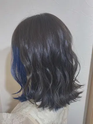 ミディアム カラー 💜 MINORI💜のヘアスタイル