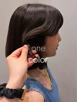 ショート カラー ♡🌸 冬桜（kazusaのヘアスタイル