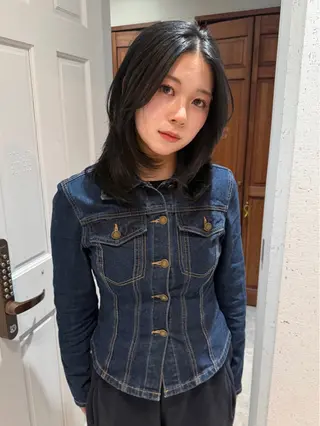 ミディアム カラー mai / linoah˚✧のヘアスタイル