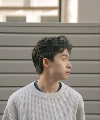 ショート カラー パーマ メンズ 🔗メンズサロン🔗 Kieのヘアスタイル