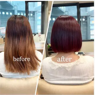 ショート カラー CONAN｜レイヤー ボブ／ハイトーンのヘアスタイル