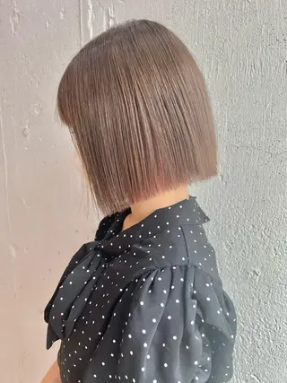 ミディアム フジサキ ケンのヘアスタイル