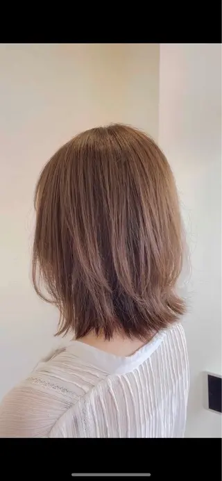 ミディアム カラー HashTAG miyuのヘアスタイル