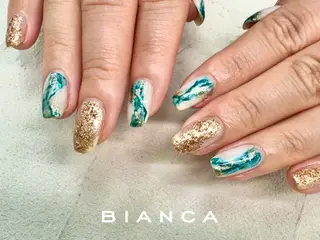 ネイル ネイルサロンビアンカ 大宮店長 モリサワのネイルデザイン