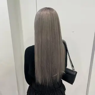 セミロング カラー 大人っぽ♡上品な暖色 ♡ブリーチなし♡のヘアスタイル