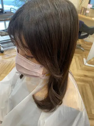 ミディアム 韓国ヘア/レイヤー 🇰🇷/艶髪/長橋のヘアスタイル