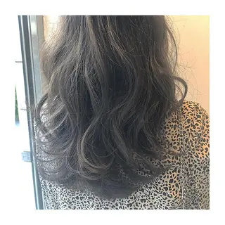 ミディアム カラー 💚 nao💚のヘアスタイル