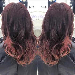 ロング カラー 苅北 泰輔のヘアスタイル