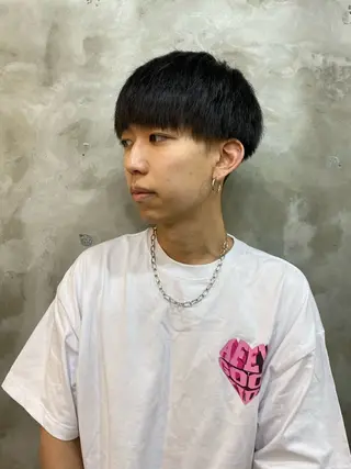 メンズ 志賀 あずみのヘアスタイル