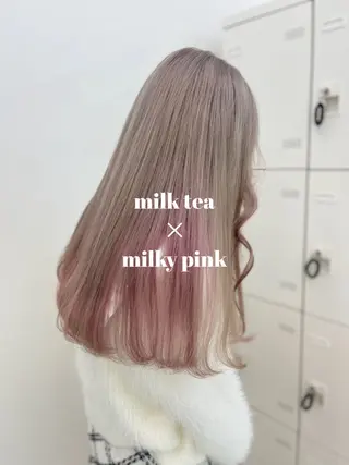 ロング カラー ヘアアレンジ 愛されカラー🩷 はるなのヘアスタイル