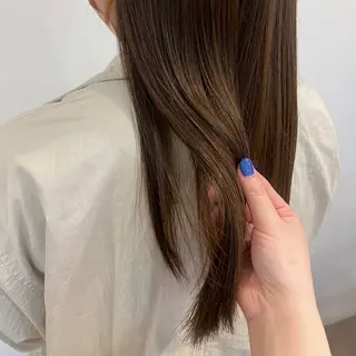 ロング カラー 透明感カラー、 アレンジ/miyuのヘアスタイル