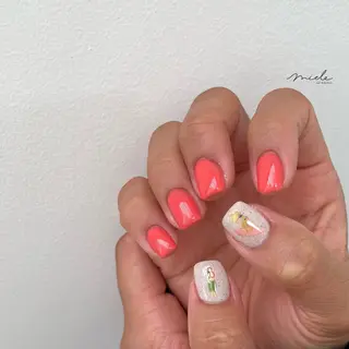 ネイル miele【ミエレ】 シンプル一癖のネイルデザイン