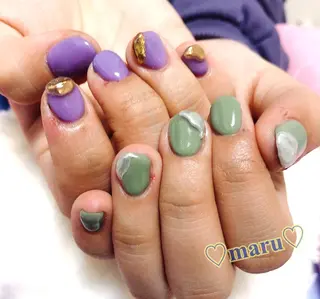 ネイル まるみ ♡のネイルデザイン