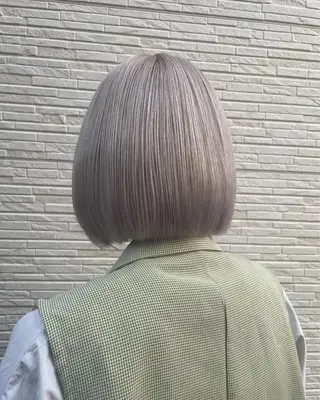 ショート カラー ハイトーン/ブリーチ /ウルフ⛓️MAKIのヘアスタイル