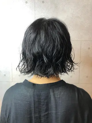 ショート パーマ さかい なつみのヘアスタイル