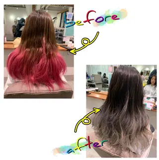 ロング カラー ヘアアレンジ 指名支持率NO.1 スタイリストのヘアスタイル