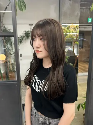 ロング カラー maho/ブリーチ なし垢抜けカラー♡のヘアスタイル