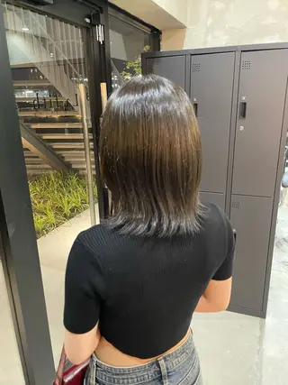 ミディアム la fith hair too.所属・la fith hinaのヘアスタイル