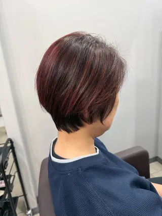 ショート カラー 似合わせカット得意 仁井亮のヘアスタイル