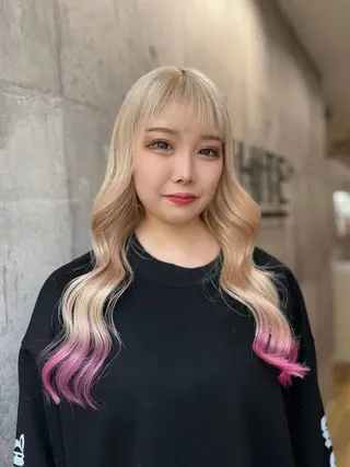 ロング 美容室 _WHITE＋ 南海難波店【アンダーホワイトプラス】所属・✨レイヤー/透明感 /豊嶋里緒✨のヘアスタイル