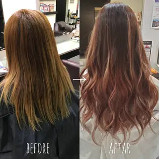 ロング カラコレなんば店所属・カラコレなんば TOPstylistのヘアスタイル