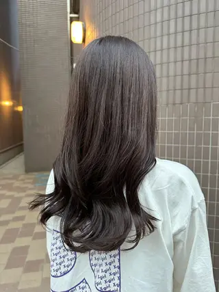 ロング カラー 清水 遥香のヘアスタイル
