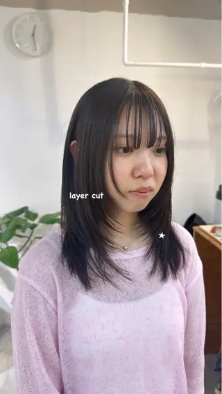 ミディアム fit /Rihoのヘアスタイル