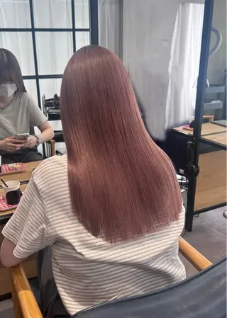 ロング カラー 韓国×髪質改善カラー 💎hinaのヘアスタイル