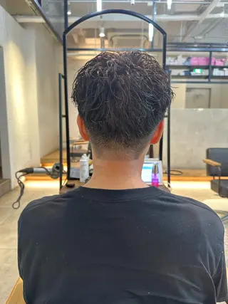 パーマ メンズ ハイトーン/パーマ/ メンズ / 櫻本🌐のヘアスタイル