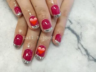 ネイル ネイルリボン 石田のネイルデザイン