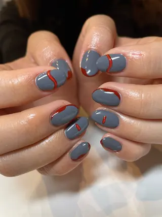 ネイル ニュアンス🥀個性派 MIYU🪅のネイルデザイン