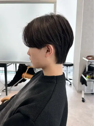 ショート メンズ カノン/メンズカット /ダウンパーマのヘアスタイル