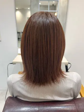 カラー miu🌝 ハイライト/一宮のヘアスタイル