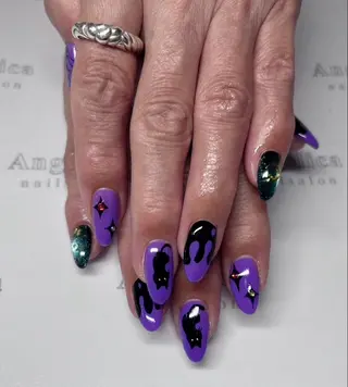ミディアム Angelica ネイリストのネイルデザイン