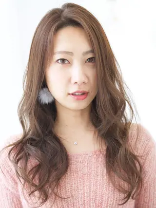 ロング カラー fio マナミのヘアスタイル