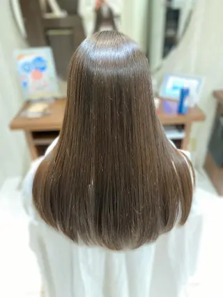 ロング 縮毛矯正専門家 大桃史朗のヘアスタイル