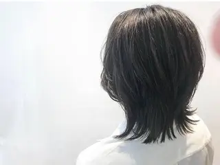 ミディアム カラー 柏サニーズ✂︎クセ毛 ◎ショート◎正樹のヘアスタイル
