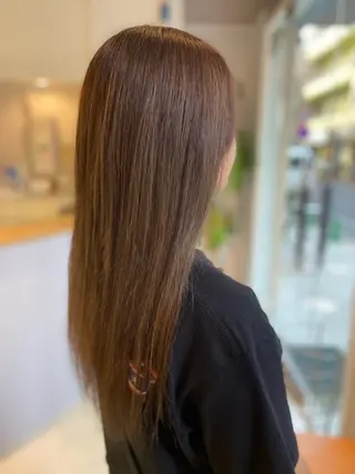 ロング 菊地 美憂のヘアスタイル