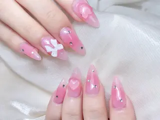 ネイル M🌷nail 長さだし専門店のネイルデザイン