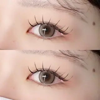 マツエク・マツパ LILY 猪瀬 ෆ‪ 上下エク/パリ/束感のマツエク・マツパデザイン