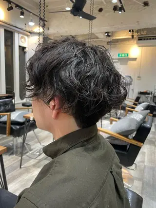 メンズ ACROあべの店所属・艶カラー/インナー /グラデ/大西小百合のヘアスタイル