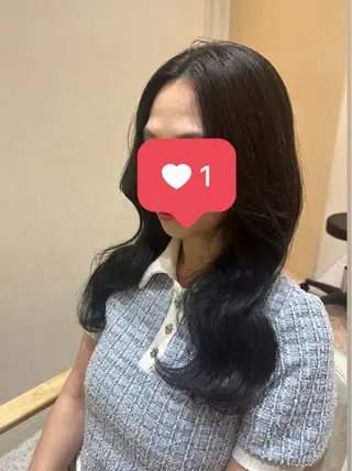 ロング カラー Yamamoto 半個室美容室zinaのヘアスタイル