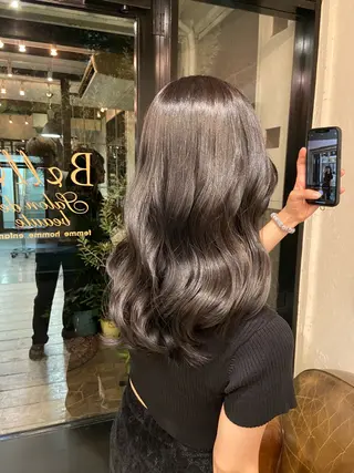 カラー ダメージレス美容師 🌱水島侑理のヘアスタイル