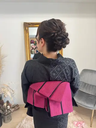 ヘアアレンジ 鷲見 望のヘアスタイル