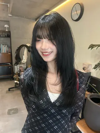 ロング カラー 韓国レイヤー/ ボブ/ EMIRIのヘアスタイル