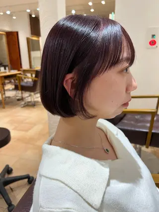 ショート カラー 🥀韓国ヘア🥀 宮津真菜のヘアスタイル