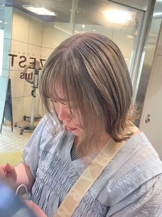 ショート カラー るか/透明感 カラー/アレンジのヘアスタイル