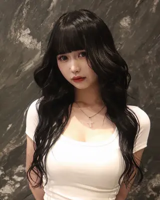 ロング カラー レイヤーカット /ハイトーンchaoのヘアスタイル