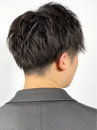ミディアム ヘアアレンジ メンズ プレミアムバーバー新宿店所属・⚡️メンズ特化⚡️ 倉林 隼大のヘアスタイル
