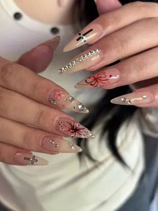 ネイル 8113 海外/y2k/韓国のネイルデザイン